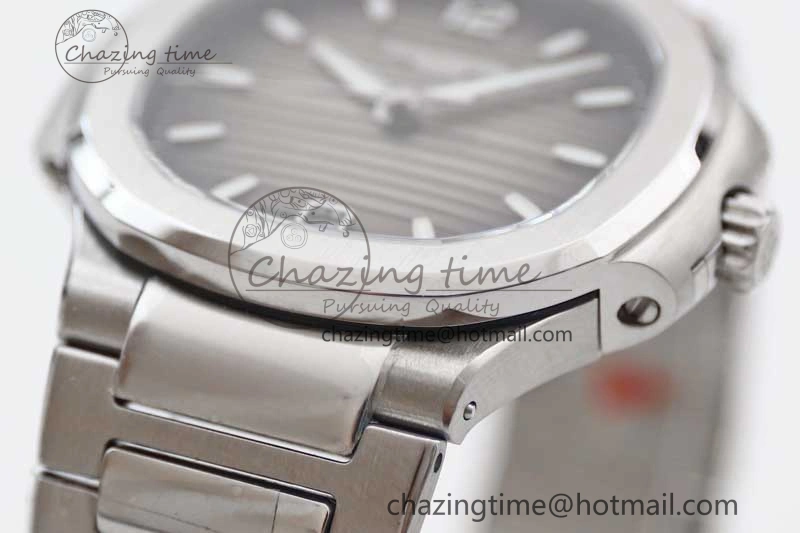 Nautilus 7118 Ladies MSF 1:1 Best Edition Gray Dial on SS Bracelet A324 Super Clone
