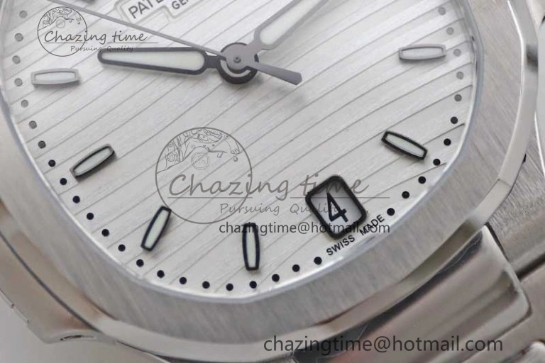 Nautilus 7118 Ladies MSF 1:1 Best Edition White Dial on SS Bracelet A324 Super Clone