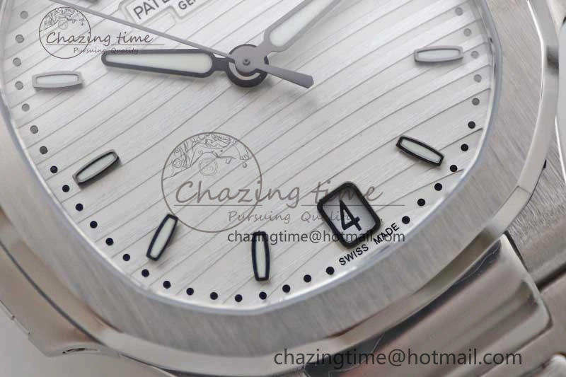 Nautilus 7118 Ladies MSF 1:1 Best Edition White Dial on SS Bracelet A324 Super Clone
