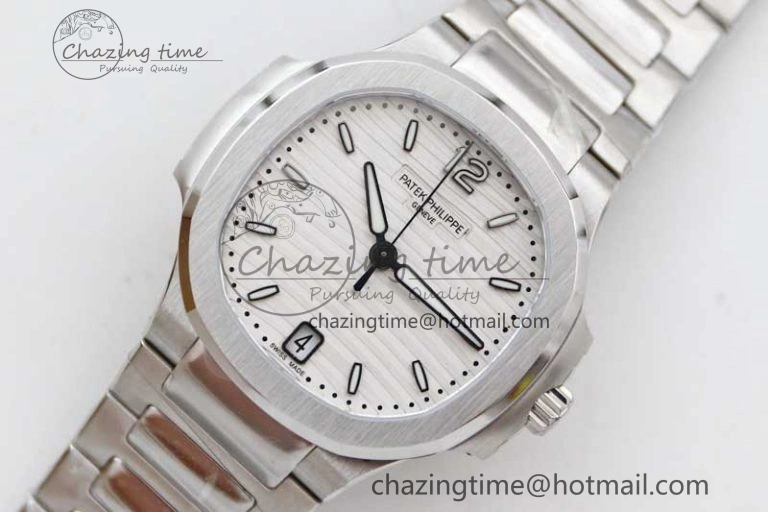 Nautilus 7118 Ladies MSF 1:1 Best Edition White Dial on SS Bracelet A324 Super Clone