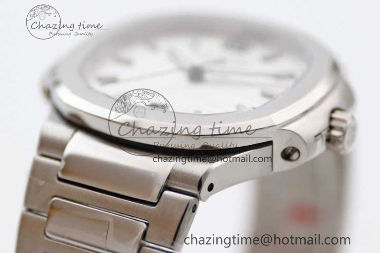 Nautilus 7118 Ladies MSF 1:1 Best Edition White Dial on SS Bracelet A324 Super Clone