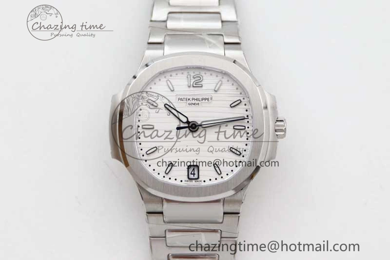Nautilus 7118 Ladies MSF 1:1 Best Edition White Dial on SS Bracelet A324 Super Clone