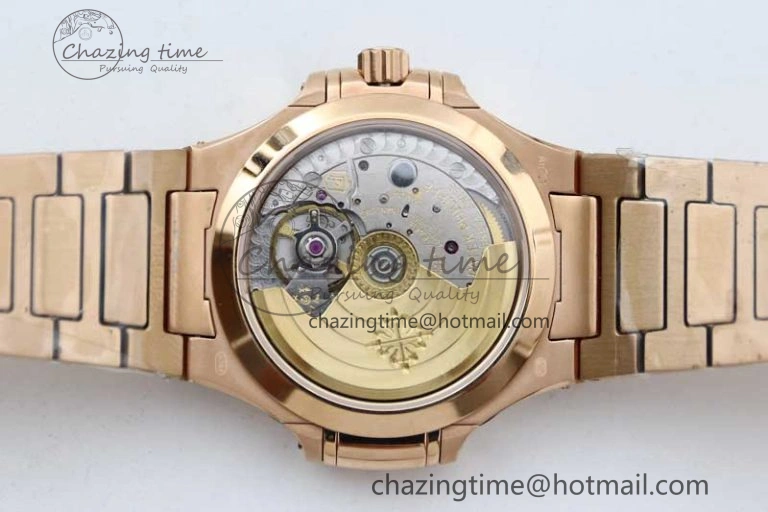 Nautilus 7118 Ladies RG MSF 1:1 Best Edition RG Dial on RG Bracelet A324 Super Clone