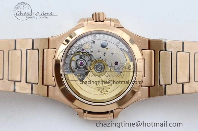 Nautilus 7118 Ladies RG MSF 1:1 Best Edition RG Dial on RG Bracelet A324 Super Clone