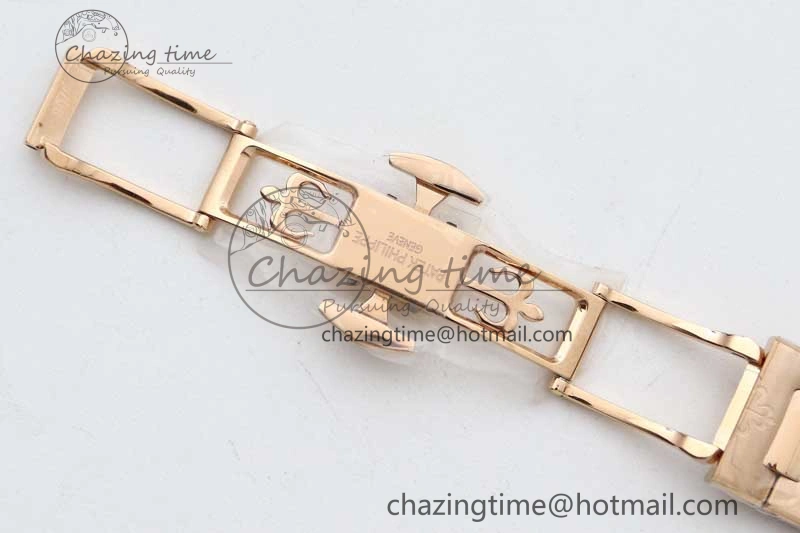 Nautilus 7118 Ladies RG MSF 1:1 Best Edition RG Dial on RG Bracelet A324 Super Clone