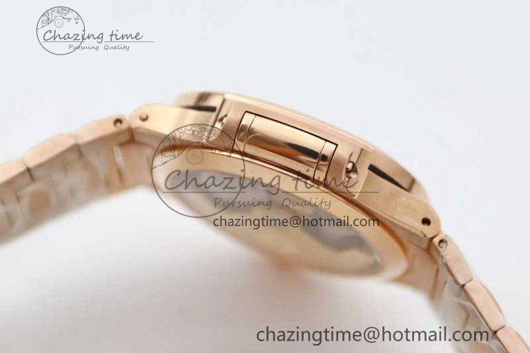 Nautilus 7118 Ladies RG MSF 1:1 Best Edition RG Dial on RG Bracelet A324 Super Clone