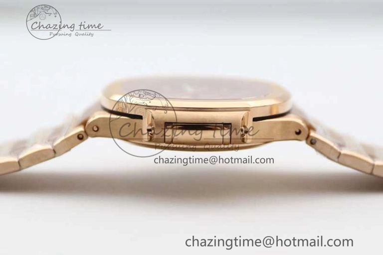 Nautilus 7118 Ladies RG MSF 1:1 Best Edition RG Dial on RG Bracelet A324 Super Clone