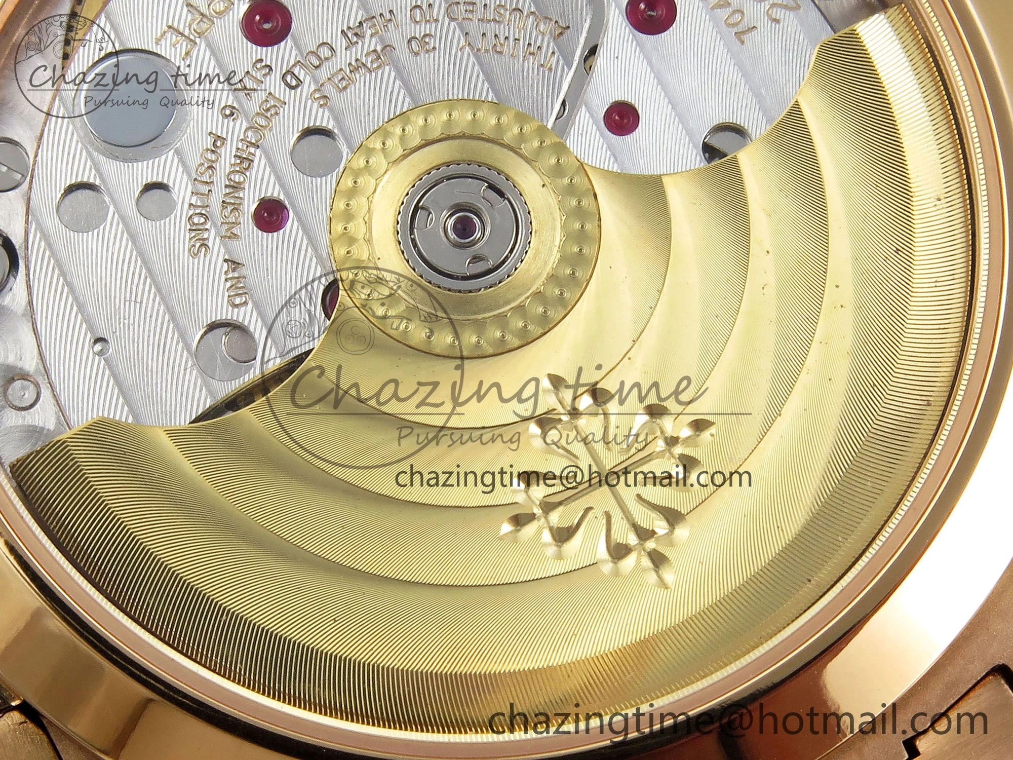 Nautilus 7118 Ladies RG Orange Diamonds PPF 1:1 Best Edition RG Dial on RG Bracelet 324CS
