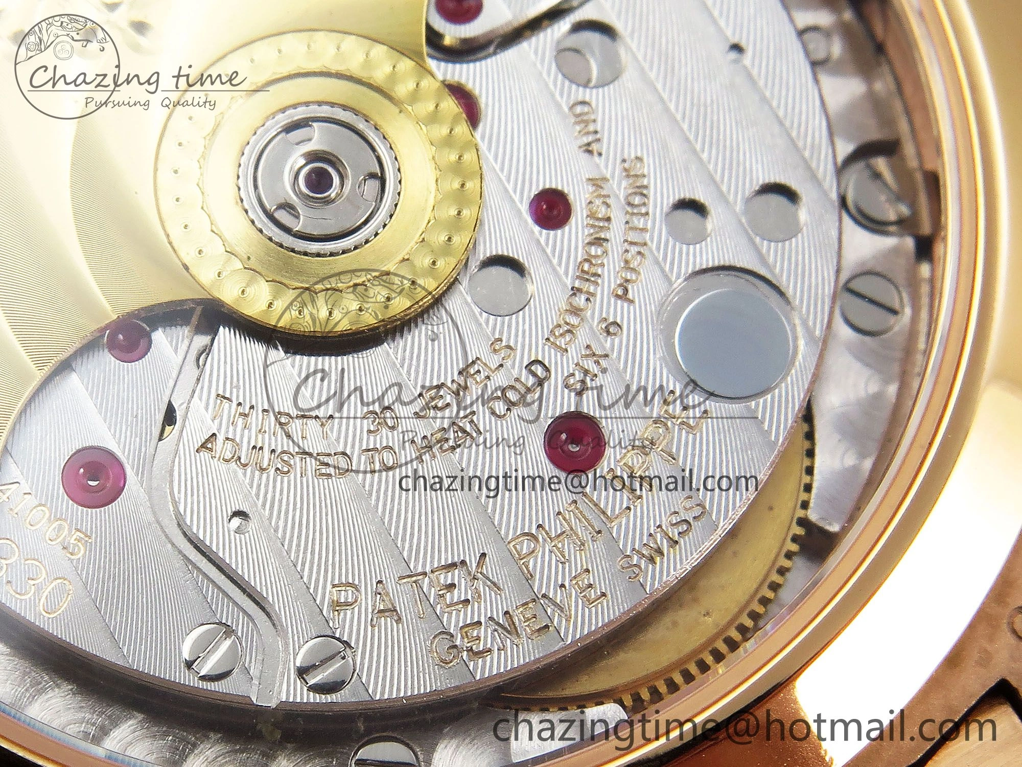 Nautilus 7118 Ladies RG Orange Diamonds PPF 1:1 Best Edition RG Dial on RG Bracelet 324CS