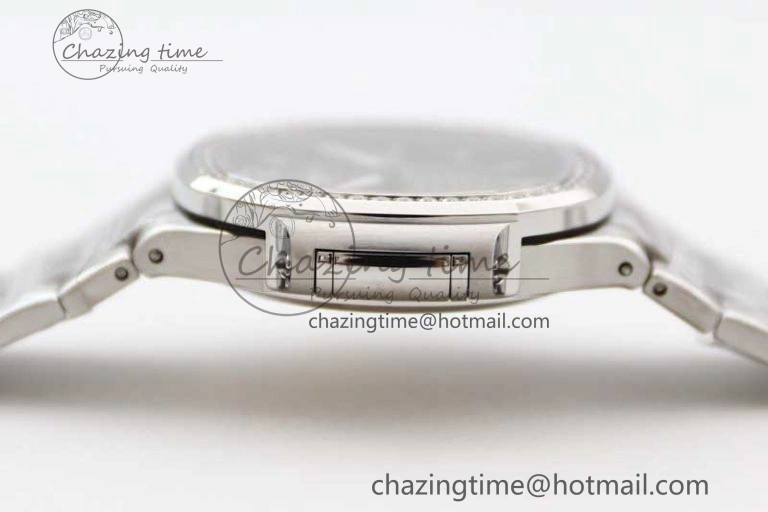 Nautilus 7118 1A MSF 1:1 Best Edition Gray Textured Dial Diamonds Bezel on SS Bracelet A324 Super Clone