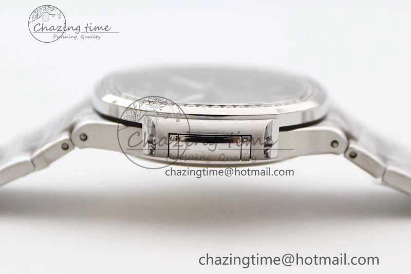 Nautilus 7118 1A MSF 1:1 Best Edition Gray Textured Dial Diamonds Bezel on SS Bracelet A324 Super Clone