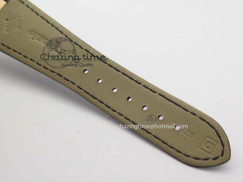 Nautilus Jumbo 18K Wrapped RG BP-Maker Edition Black Dial On Black Leather Strap PP324CS