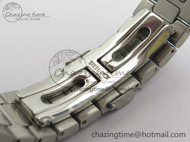 Nautilus Jumbo 5711 Full Paved Diamonds Case Diamond Dial On SS Full Paved Diamonds Bracelet A324