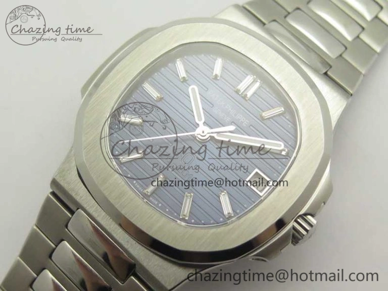 Nautilus Jumbo 5711 JJF 1:1 Best Edition 40th Anniversary Blue Dial on SS Bracelet A324