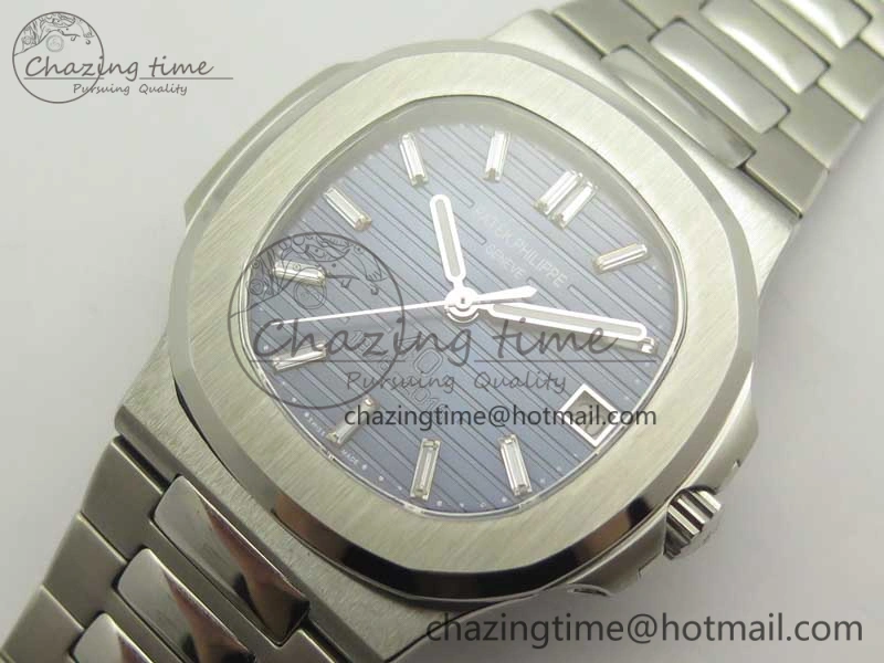 Nautilus Jumbo 5711 JJF 1:1 Best Edition 40th Anniversary Blue Dial on SS Bracelet A324
