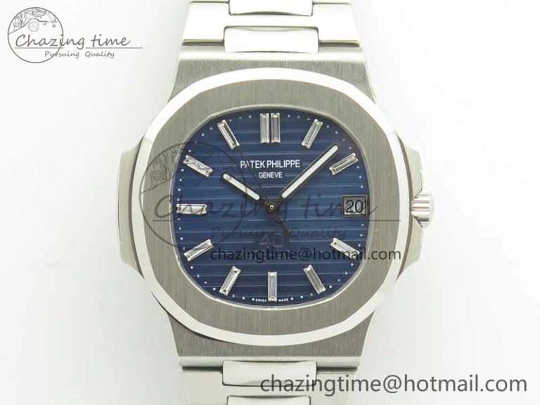 Nautilus Jumbo 5711 JJF 1:1 Best Edition 40th Anniversary Blue Dial on SS Bracelet A324