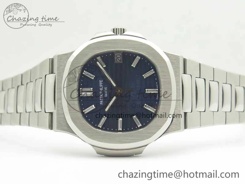 Nautilus Jumbo 5711 JJF 1:1 Best Edition 40th Anniversary Blue Dial on SS Bracelet A324