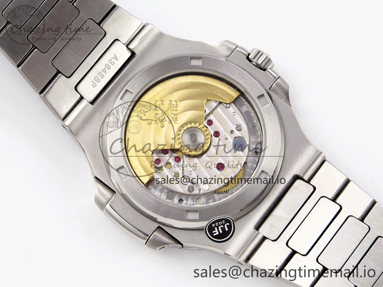 Nautilus Jumbo 5711 JJF 1:1 Best Edition Black Textured Dial On SS Bracelet A324 V3