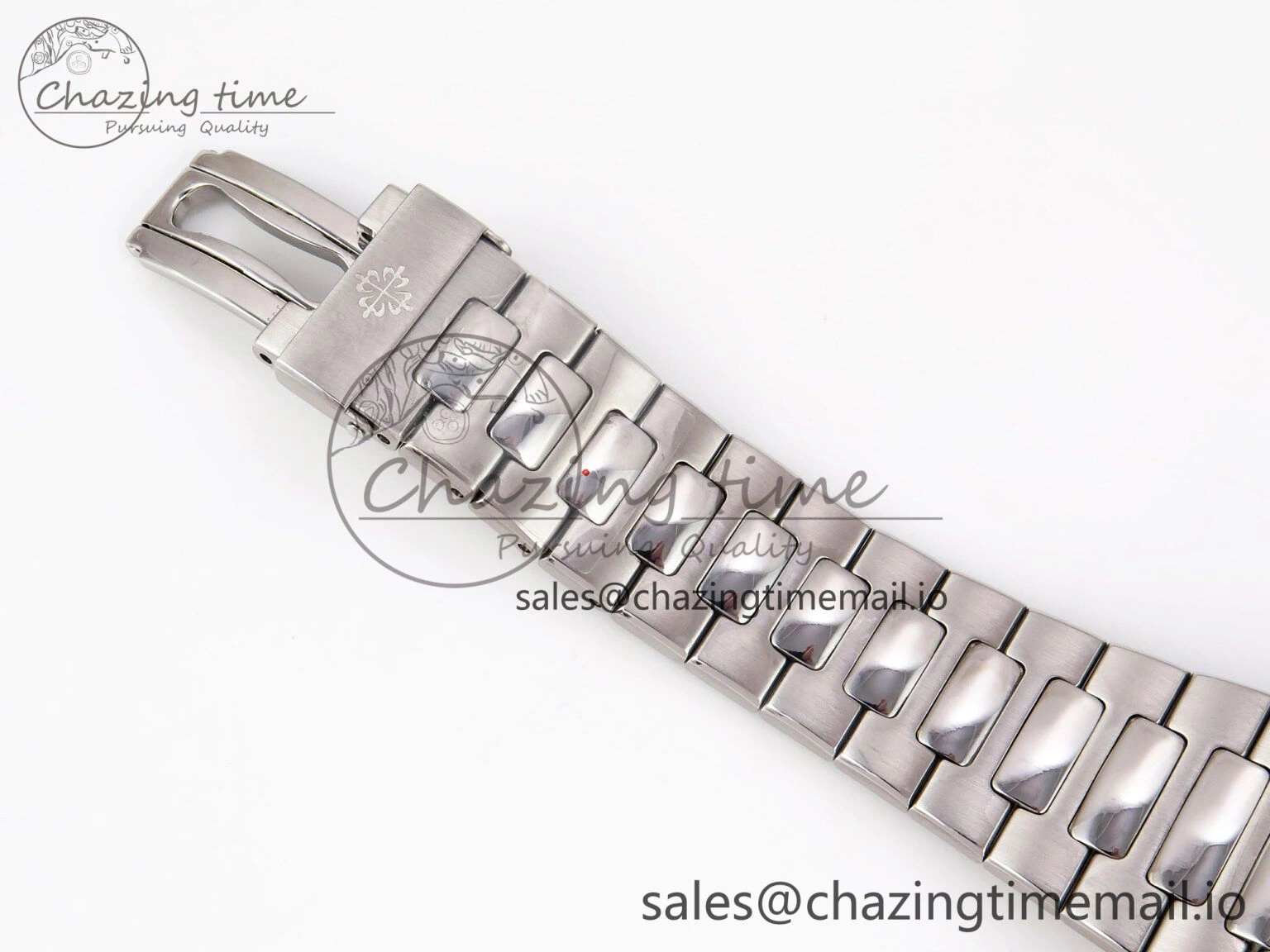 Nautilus Jumbo 5711 JJF 1:1 Best Edition White Textured Dial On SS Bracelet A324 V3