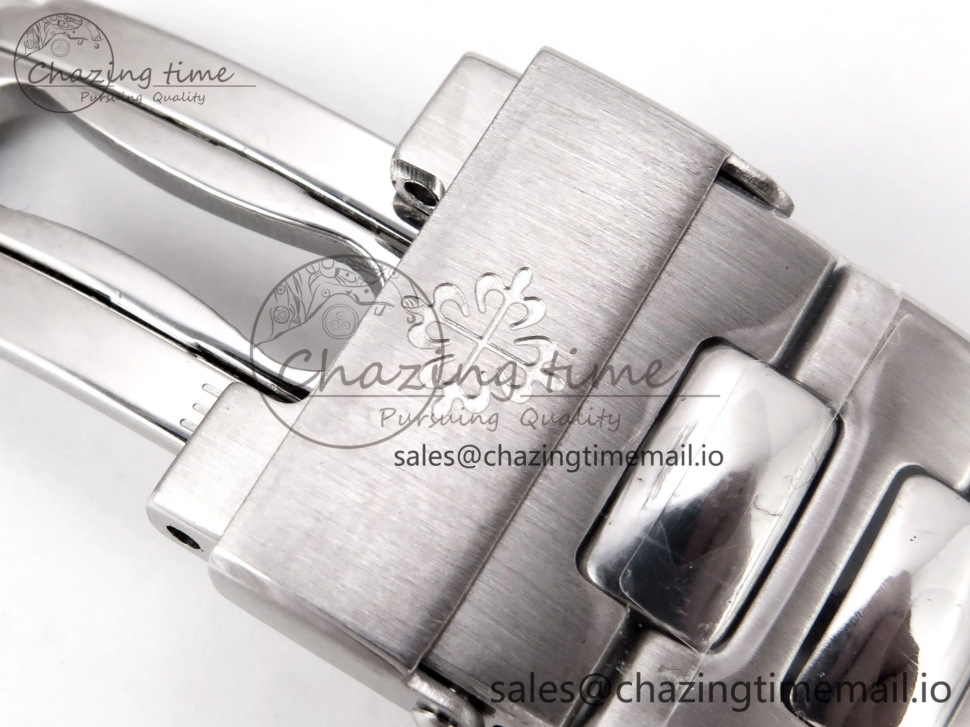 Nautilus Jumbo 5711 JJF 1:1 Best Edition White Textured Dial On SS Bracelet A324 V3