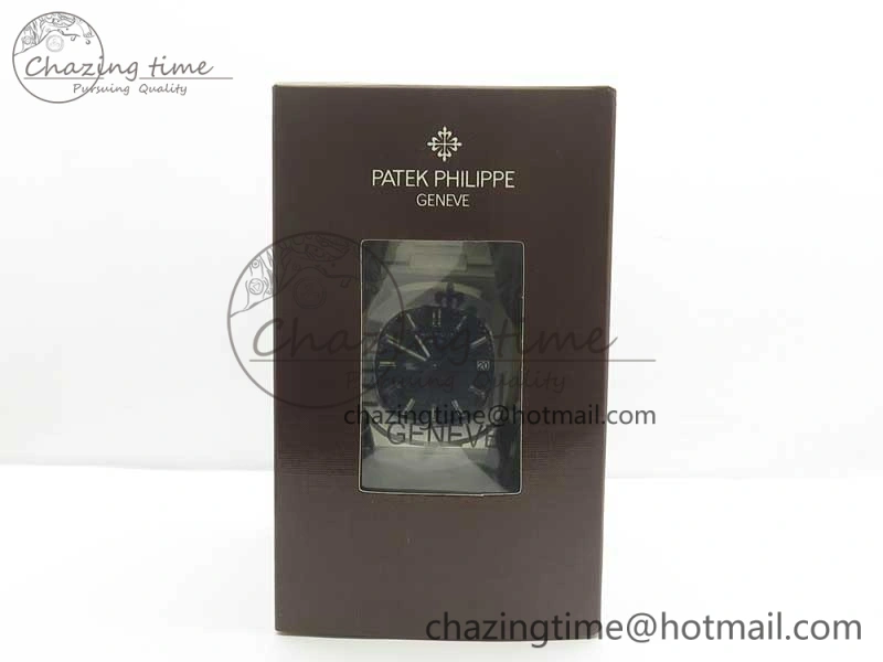 Nautilus Jumbo 5711 MKF 1:1 Best Edition Black Textured Dial on SS Bracelet A324 Clone V5