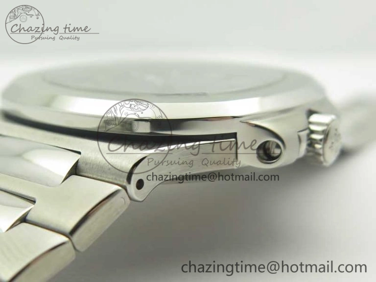 Nautilus Jumbo 5711 MKF 1:1 Best Edition Blue Textured Dial on SS Bracelet A324 Clone V5