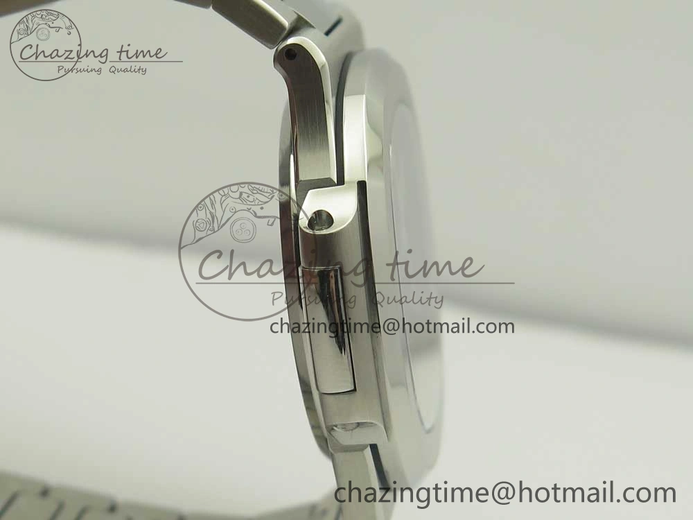 Nautilus Jumbo 5711 MKF 1:1 Best Edition Blue Textured Dial on SS Bracelet A324 Clone V6
