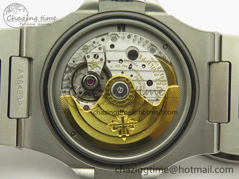 Nautilus Jumbo 5711 MKF 1:1 Best Edition White Textured Dial on SS Bracelet A324 Clone V5