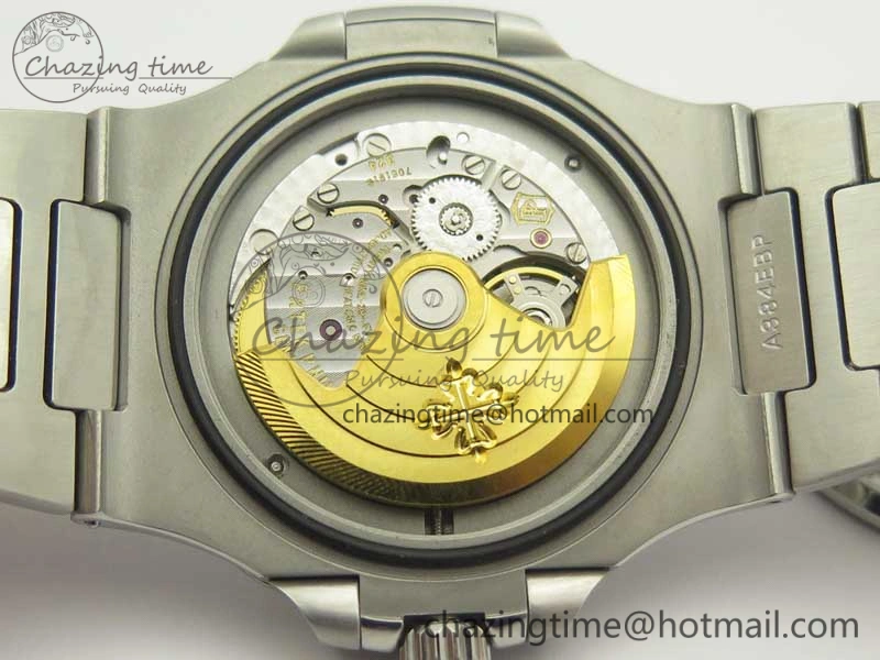 Nautilus Jumbo 5711 MKF 1:1 Best Edition White Textured Dial on SS Bracelet A324 Clone V5
