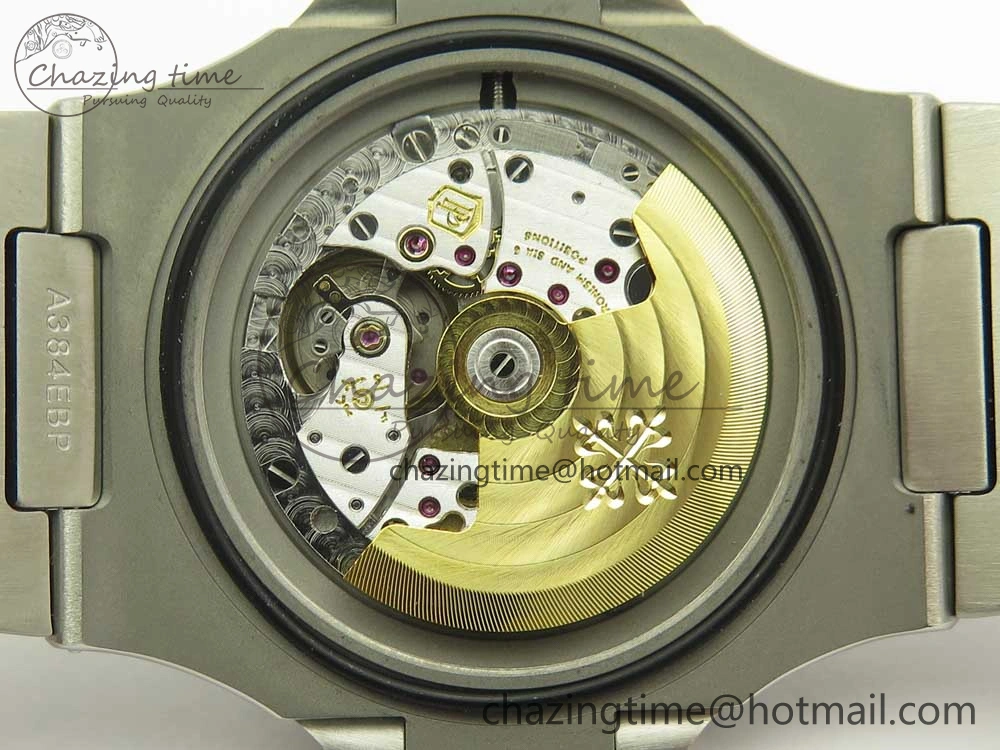 Nautilus Jumbo 5711 MKF 1:1 Best Edition White Textured Dial on SS Bracelet A324 Clone V6