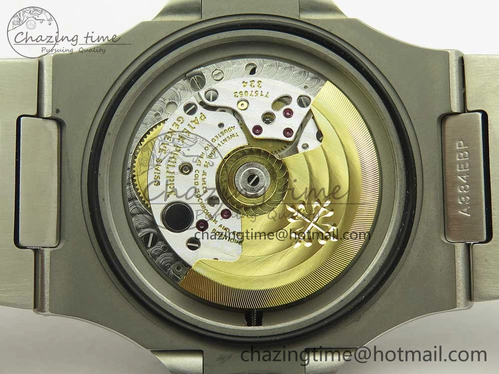 Nautilus Jumbo 5711 MKF 1:1 Best Edition White Textured Dial on SS Bracelet A324 Clone V6