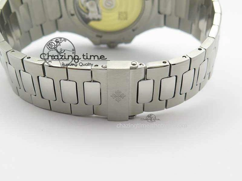 Nautilus Jumbo 5711 MKF Best Version Gray Dial On Bracelet A2824 PP324CS V4