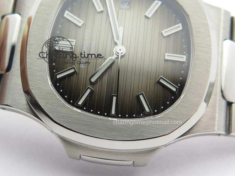 Nautilus Jumbo 5711 MKF Best Version Gray Dial On Bracelet A2824 PP324CS V4