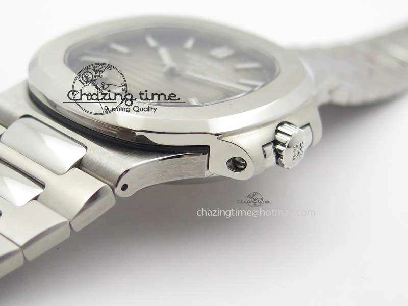 Nautilus Jumbo 5711 MKF Best Version Gray Dial On Bracelet A2824 PP324CS V4