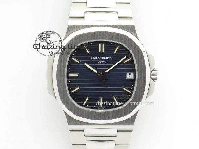 Nautilus Jumbo 5711 PF 1:1 Best Version Blue Dial On SS Bracelet A324 Clone