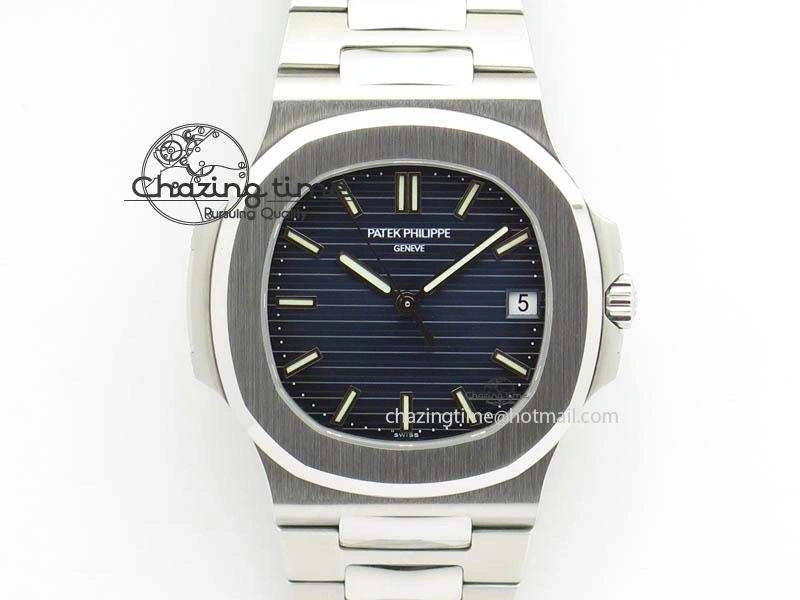 Nautilus Jumbo 5711 PF 1:1 Best Version Blue Dial On SS Bracelet A324 Clone
