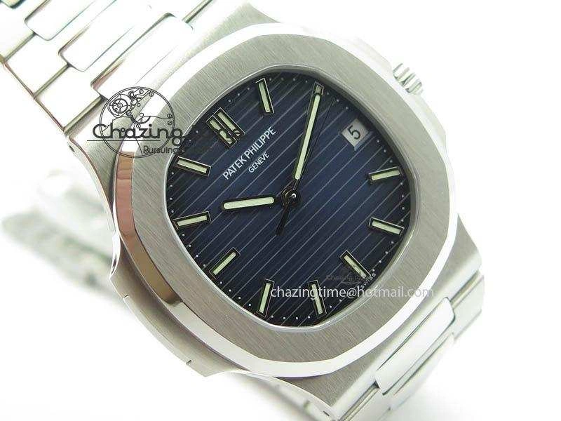 Nautilus Jumbo 5711 PF 1:1 Best Version Blue Dial On SS Bracelet A324 Clone