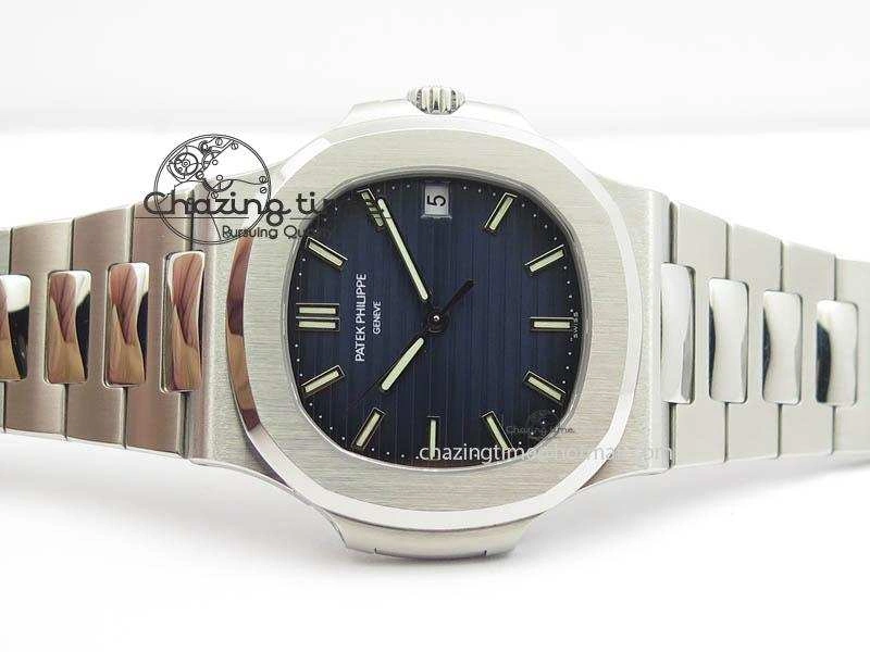 Nautilus Jumbo 5711 PF 1:1 Best Version Blue Dial On SS Bracelet A324 Clone