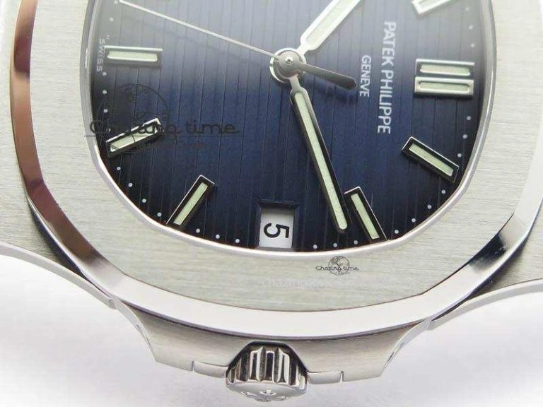Nautilus Jumbo 5711 PF 1:1 Best Version Blue Dial On SS Bracelet A324 Clone