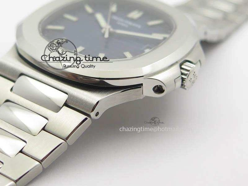 Nautilus Jumbo 5711 PF 1:1 Best Version Blue Dial On SS Bracelet A324 Clone