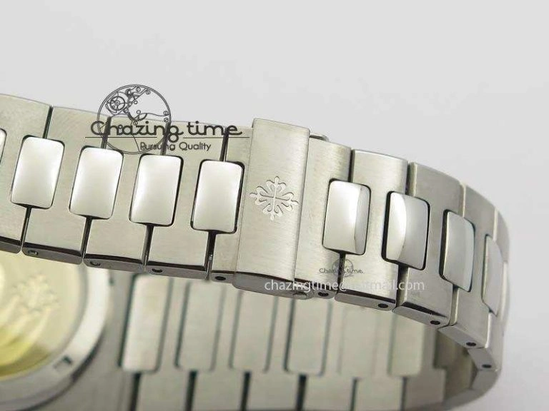 Nautilus Jumbo 5711 PF 1:1 Best Version Gray Dial On SS Bracelet A324 Clone