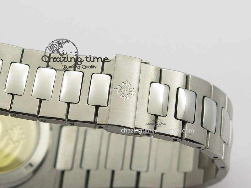 Nautilus Jumbo 5711 PF 1:1 Best Version Gray Dial On SS Bracelet A324 Clone