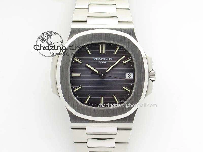 Nautilus Jumbo 5711 PF 1:1 Best Version Gray Dial On SS Bracelet A324 Clone