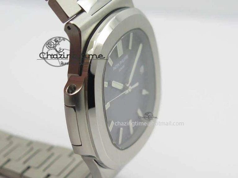 Nautilus Jumbo 5711 PF 1:1 Best Version Gray Dial On SS Bracelet A324 Clone