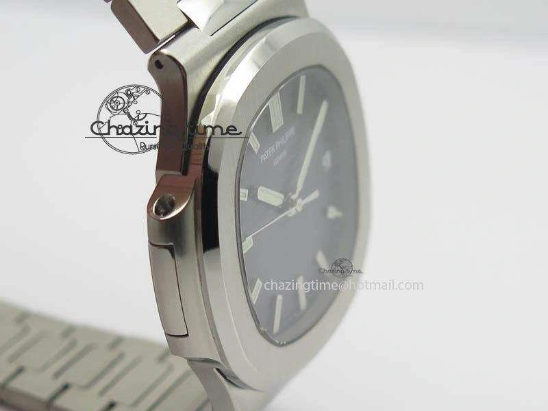 Nautilus Jumbo 5711 PF 1:1 Best Version Gray Dial On SS Bracelet A324 Clone