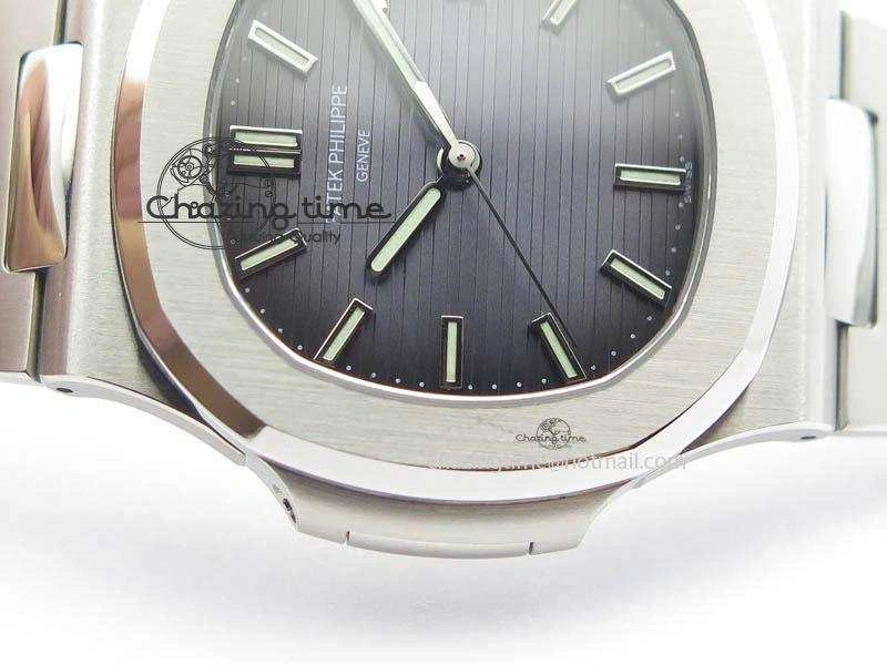 Nautilus Jumbo 5711 PF 1:1 Best Version Gray Dial On SS Bracelet A324 Clone
