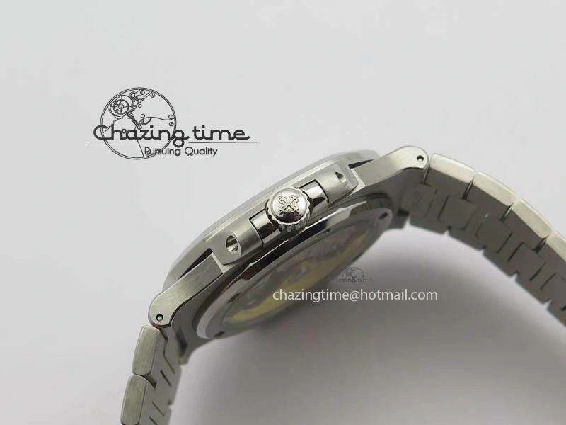 Nautilus Jumbo 5711 PF 1:1 Best Version Gray Dial On SS Bracelet A324 Clone