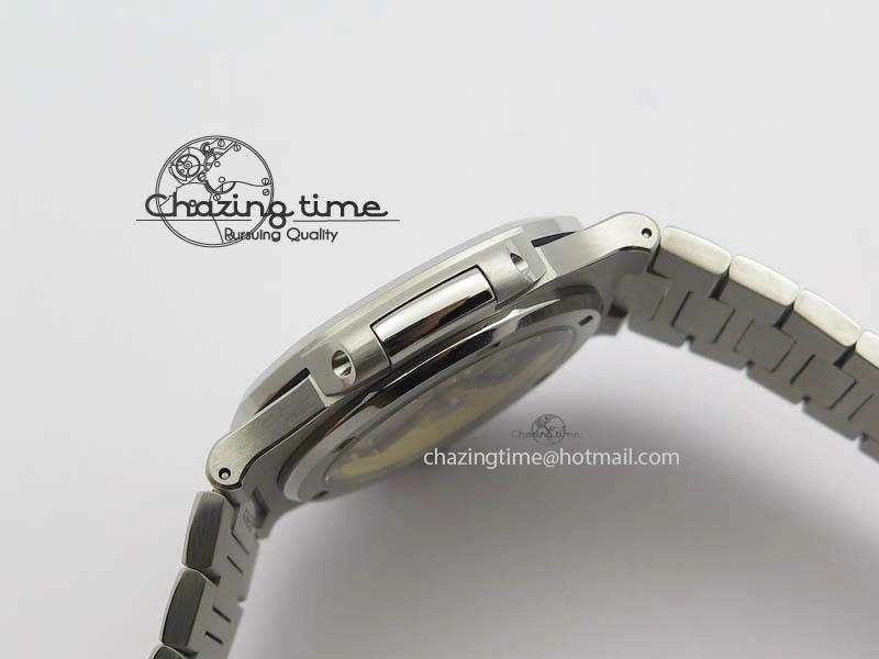 Nautilus Jumbo 5711 PF 1:1 Best Version Gray Dial On SS Bracelet A324 Clone