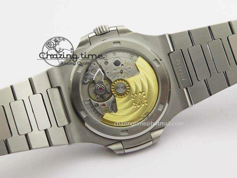 Nautilus Jumbo 5711 PF 1:1 Best Version Gray Dial On SS Bracelet A324 Clone