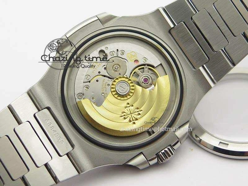 Nautilus Jumbo 5711 PF 1:1 Best Version Gray Dial On SS Bracelet A324 Clone